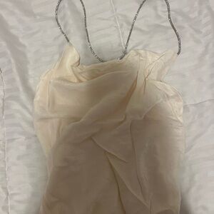 Elegant Cream Satin Camisole